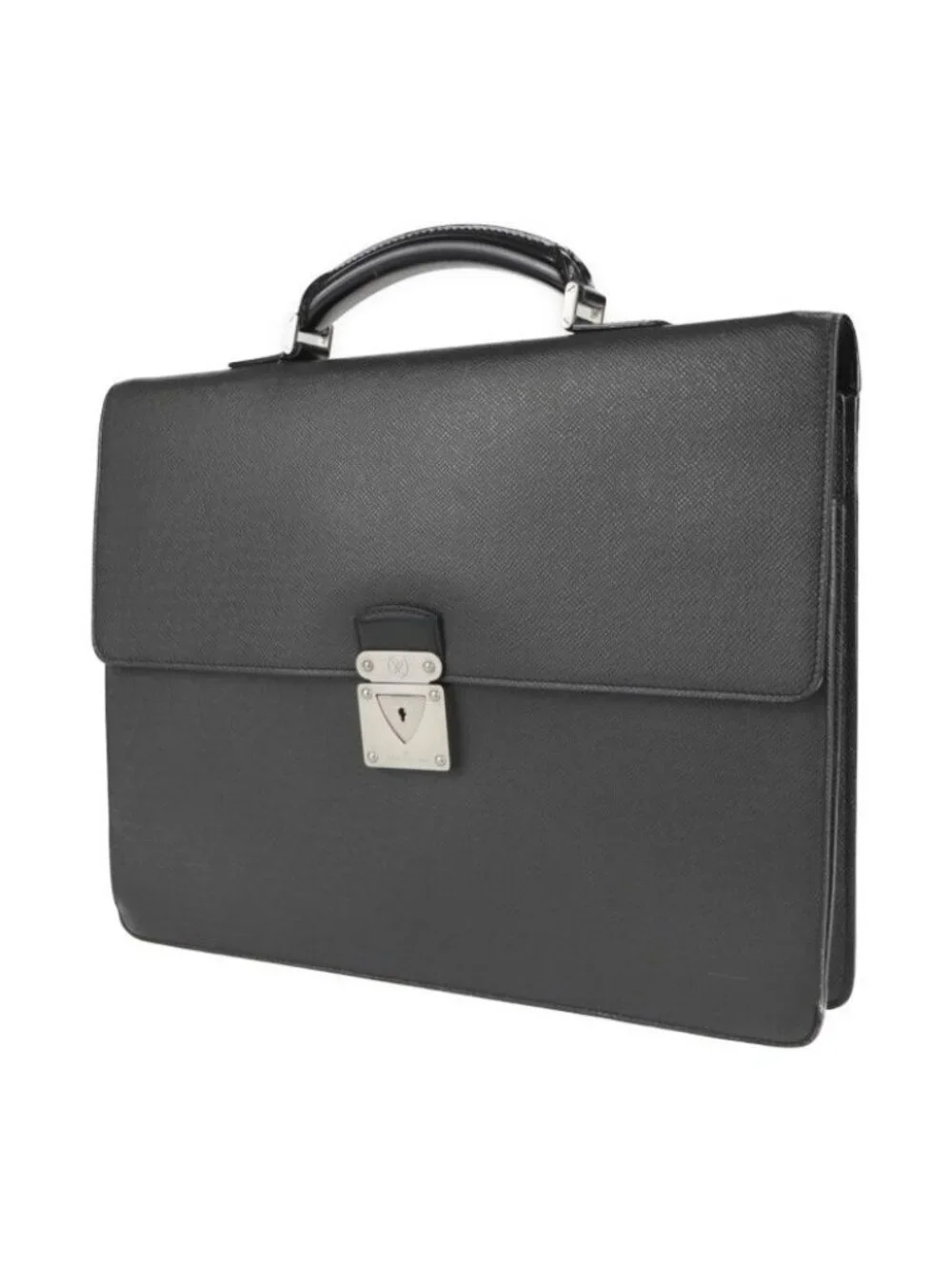 Louis Vuitton Robusto 1 Business Bag Leather Ardoise Black Hardware